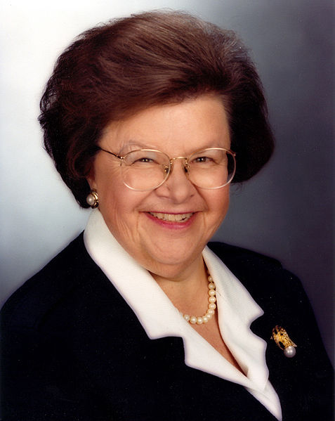 Maryland Senator Barbara Mikulski